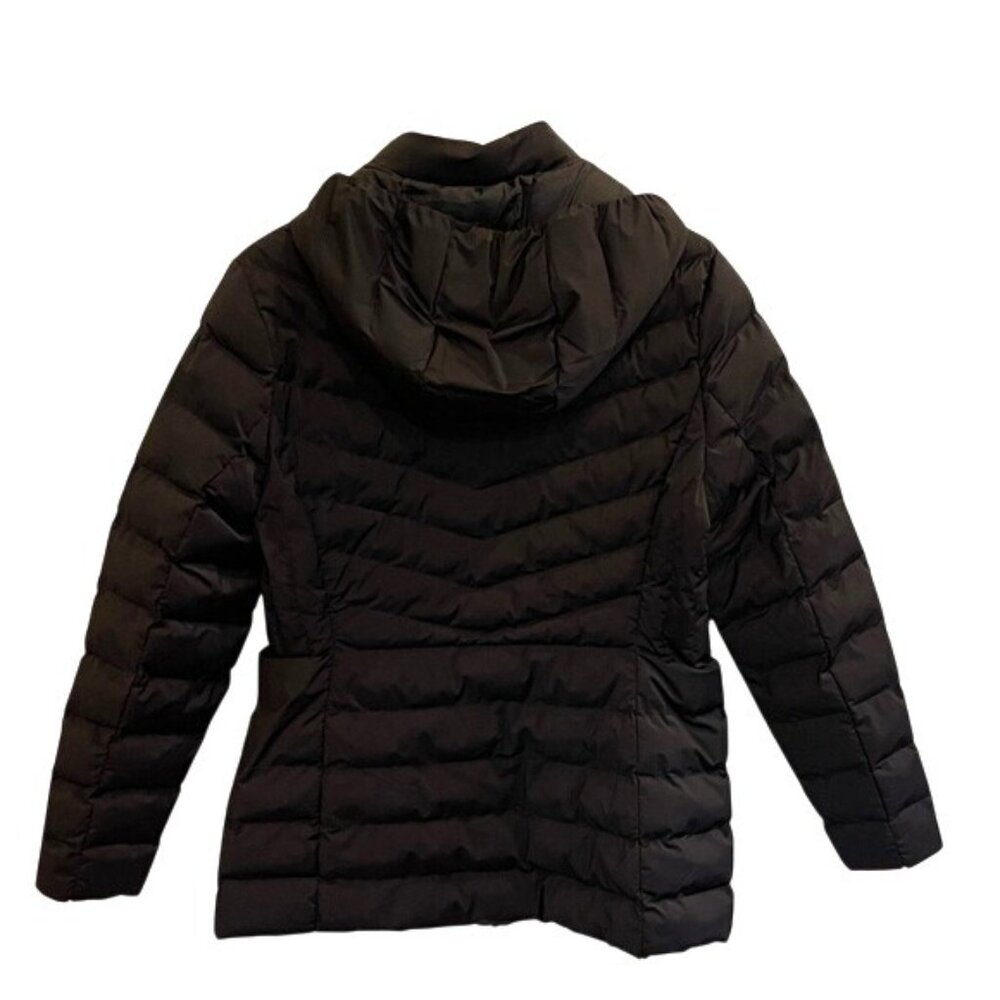 32 Degrees Women's Classic Black Puffer Jacket Hooded Size L - Picture 4 of 9